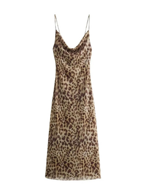Vestido de Oncinha Longo Ocellot