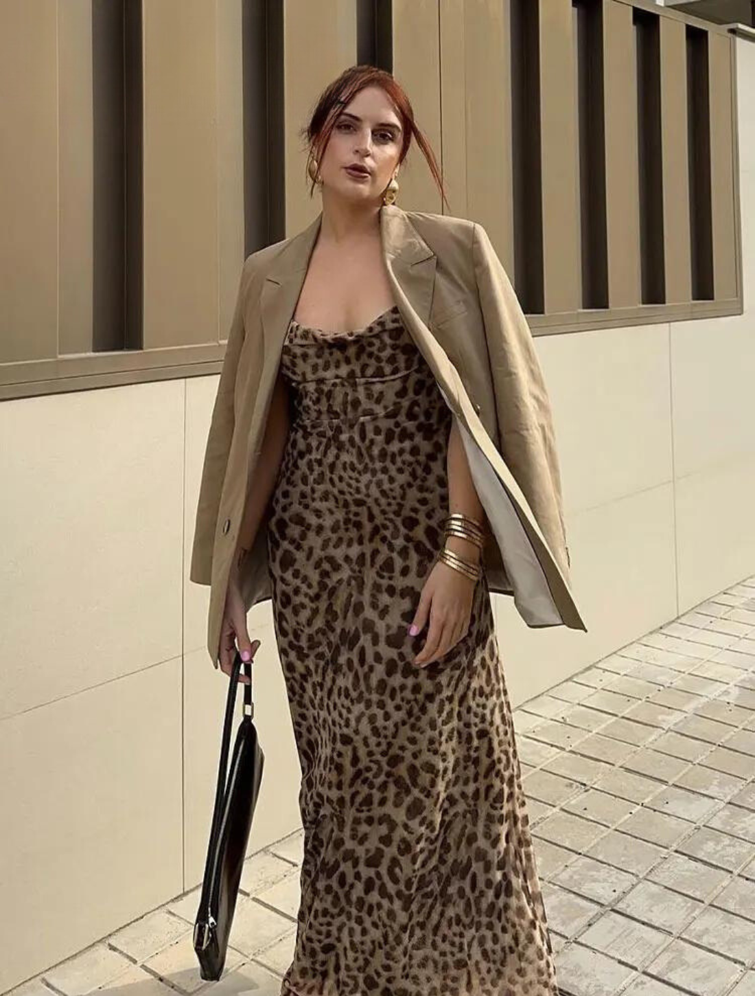 Vestido de Oncinha Longo Ocellot