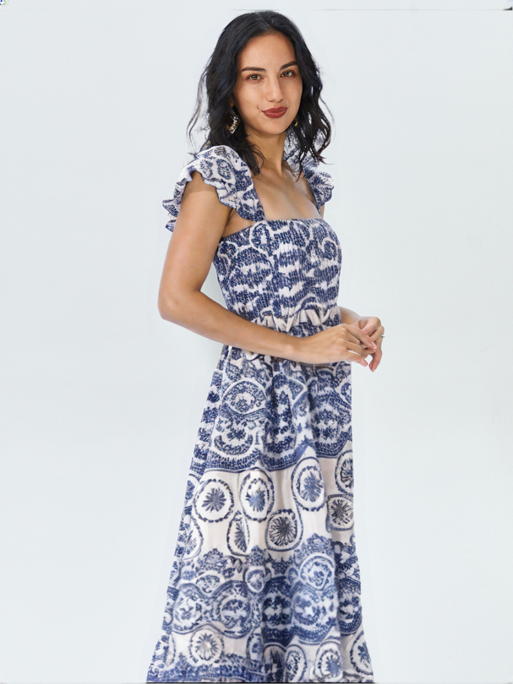 Vestido Maxi Estampado Laise Heloise