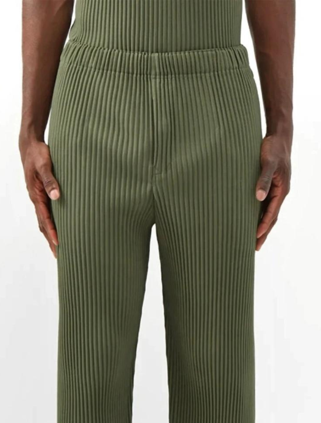 Calça Plissada Issey Miyake