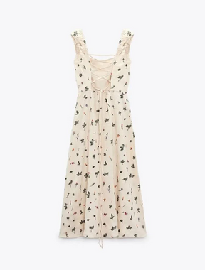Vestido Midi de Linho Spindola
