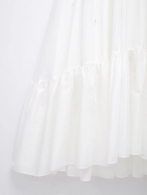 Vestido Longo com Babado Katherine