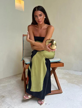 Vestido Tomara que Caia Avocado Lana Valmont