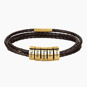 Pulseira de Couro Personalizada™ - Executive