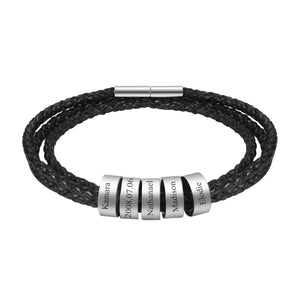 Pulseira de Couro Personalizada™ - Executive