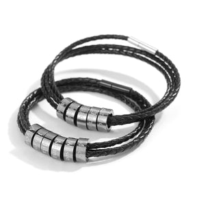 Pulseira de Couro Personalizada™ - Executive